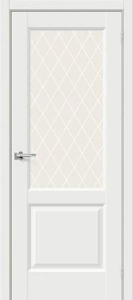 Дверь Неоклассик-33 White Matt/White Сrystal
