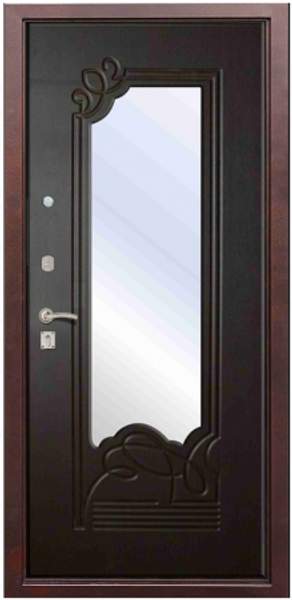 Дверь УЮТ (П9К9) трехконтурная зеркало