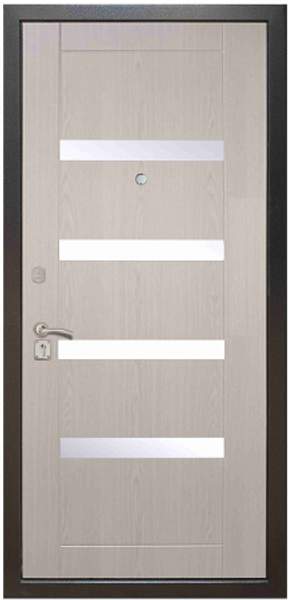 Дверь УЮТ серебро НИКОЛЬ (П2К3)