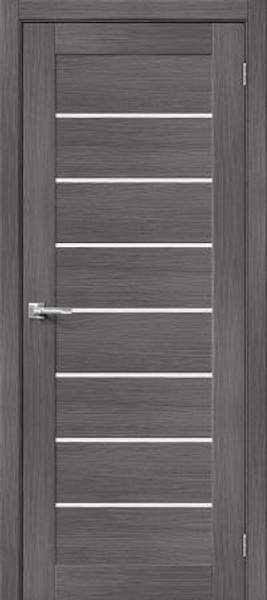 Двери Эко Шпон Браво-22 Grey Melinga/Magic Fog