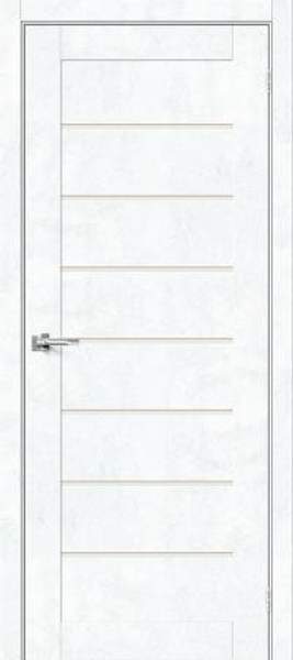 Двери Эко Шпон Браво-22 Snow Art/Magic Fog