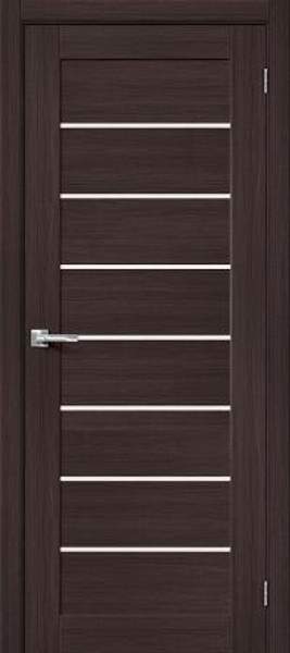 Двери Эко Шпон Браво-22 Wenge Melinga/Magic Fog