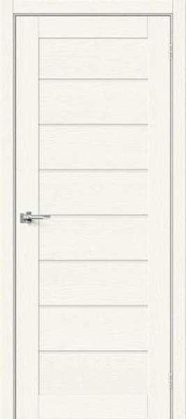 Двери Эко Шпон Браво-22 White Wood/Magic Fog