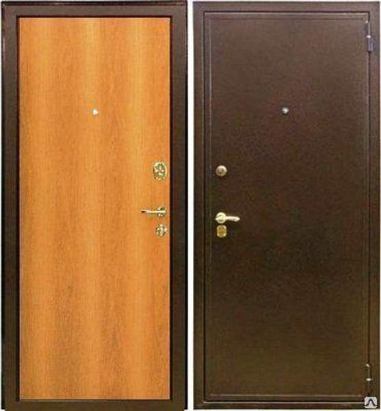 Двери входные металлические