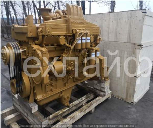 Двигатель Komatsu SA6D140E-2 Евро-2 (восстановленный с гарантией) на бульдозеров D155A.