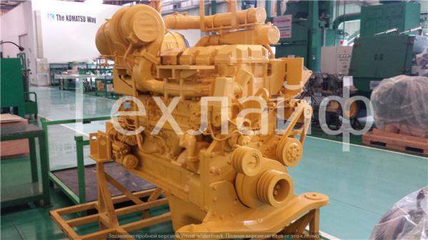 Двигатель Komatsu SAA6D170E-3 Евро-3 на колёсные бульдозера WD600-3.