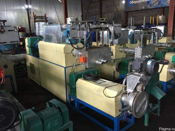 Двухкаскадный гранулятор для ПП, ПВД и ПНД, стрейча