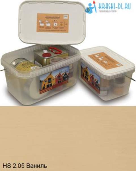 "Двухкомпонентная краска" HS 2.05 Ваниль - масляная укрывная для дерева "Крайдецайт" (1,5 л)