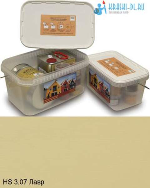 "Двухкомпонентная краска" HS 3.07 Лавр - масляная укрывная для дерева "Крайдецайт" (1,5 л)