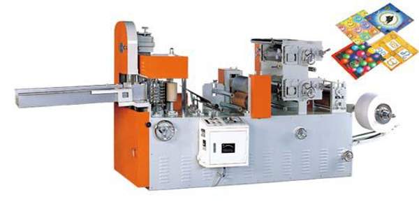 Двухцветной автоматический станок для производства столовых салфеток серии CWH