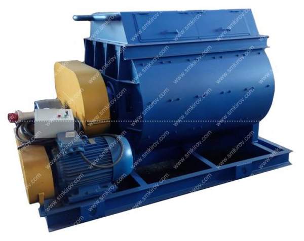 Двухвальный бетоносмеситель БП-2Г-1000