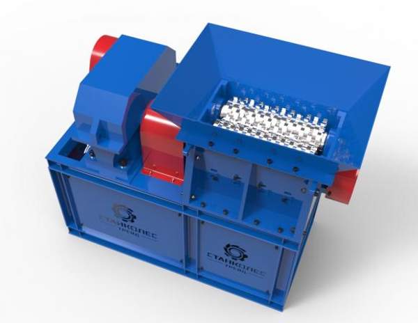 Двухвальный шредер серии ДШВ-мини мод. 400