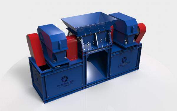 Двухвальный шредер серии ДШВ мод. 600