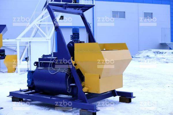 Двухвальные бетоносмесители ZZBO БП-2Г-750с (со скипом)