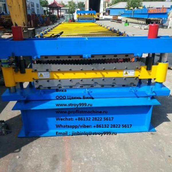 Двухъярусная линия профнастила - 2 стана в одном в Китай