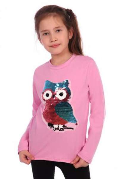 Джемпер детский Совушка розовый