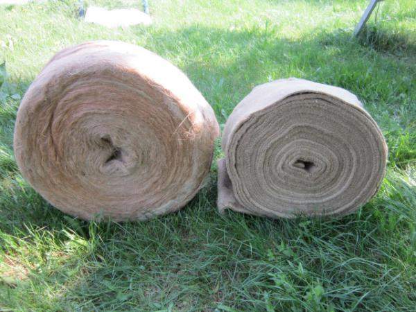 Джут межвенцовый утеплитель ш.10 мм. толщина 5-6 мм