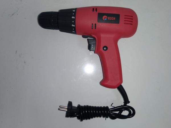 EDON Дрель-шуруповерт электрическая DS-350, 350Вт, 0-750об/мин, 23Н/м, 10мм, 1,3кг¶