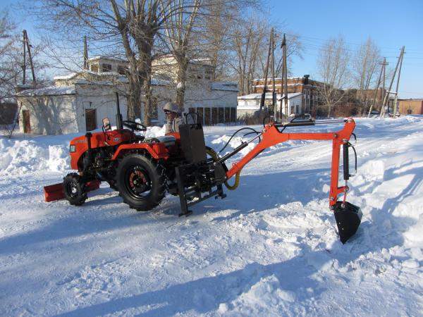 Экскаватор для минитракторов