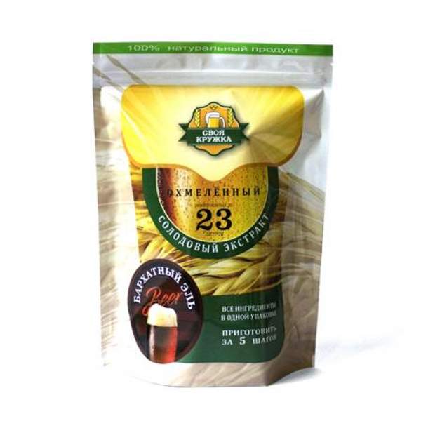 Экстракт солодовый СВОЯ КРУЖКА Бархатный Эль