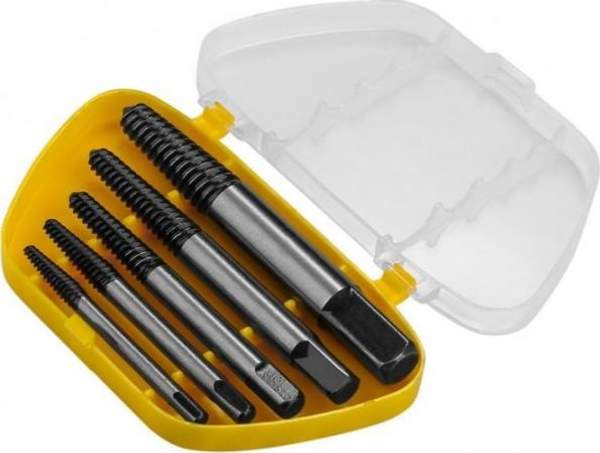 Экстрактор шпилек DEKO DH05 набор 4-6мм,6-8мм,8-11мм,11-14мм,14-18мм, 5 ед [065-0542]