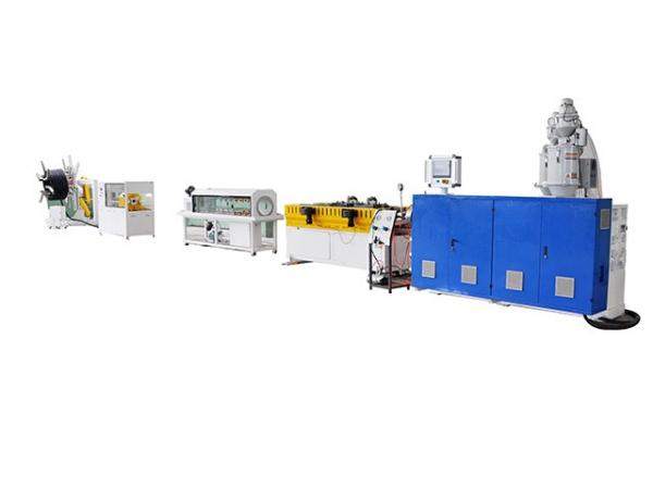 Экструзионная линия для одностенновых гофротруб из ПНД/Экструдер для производства двухслойной гофрированной трубы