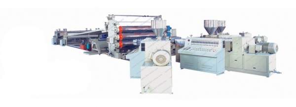 Экструзионная линия по производству листов для гидроизоляции из PVC / EVA / PE / TPO