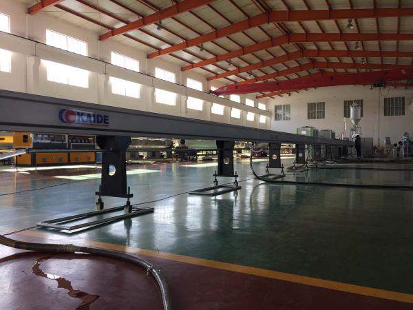 Экструзионное оборудования для производства труб PE-RT диаметром 16-32мм используют для системы тёплых полов