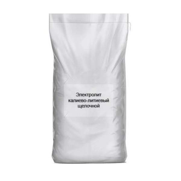 Электролит калиево-литиевый щелочной состав 1, 2, 3