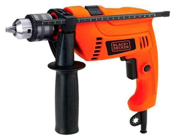 Электронная ударная дрель Black+Decker HD555