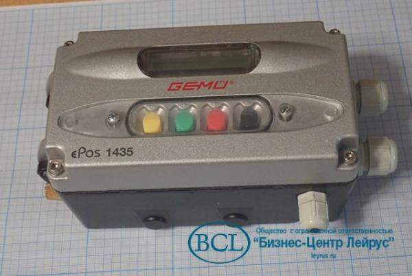 Электропневматический регулятор положения GEMU-1435000z10001 PS=6.0bar 24VDC 0/4-20 7,2w 02.2011г. вес-1.5кг габарит-250х150х150мм без оригинальной упаковки