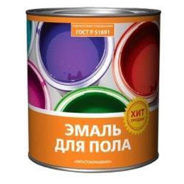 Эмаль ПФ-266 желто-коричневая 6кг Простокрашено