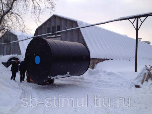 Емкость для воды (СВ) 15000 л из пластика