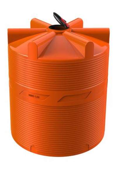 Емкость пластиковая для удобрений V-10000 КАС 2670х2300