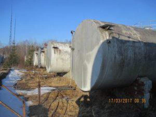 Емкости стальные, объем -29 куб.м., горизонтальные