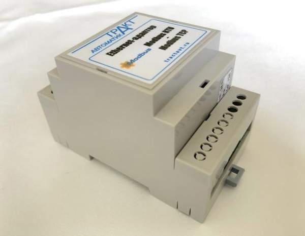 Ethernet адаптер Modbus RTU – Modbus TCP (шлюз)