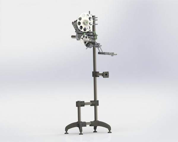 Этикетировочный автомат для наклеивания на верхнюю поверхность