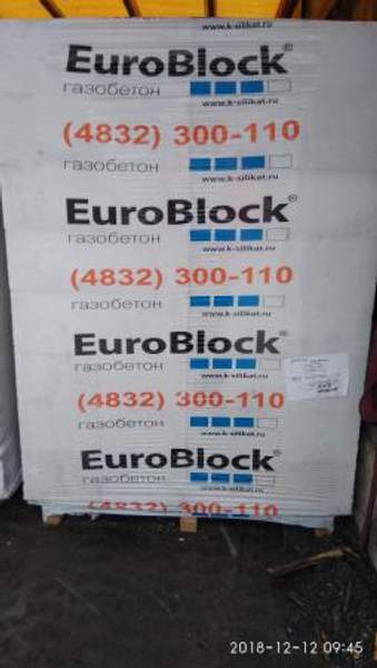 Евроблок ПГС стеновой с доставкой в г. Ветка