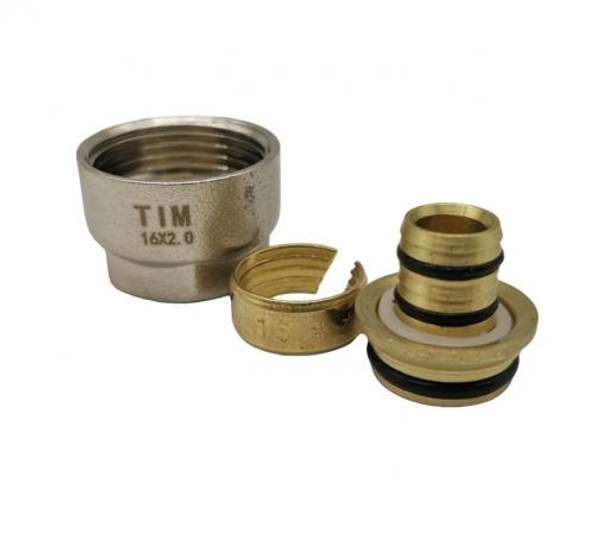 Евроконус для коллектора под МП трубу 3/4"-16 TIM MFMN-E16(2.0)