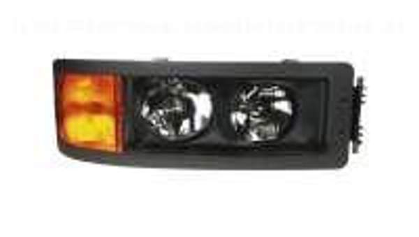 Фара передняя Shaanxi F2000 правая (стекло, не линза)