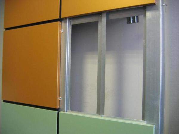 Фасадные кассеты (открытая система крепления)