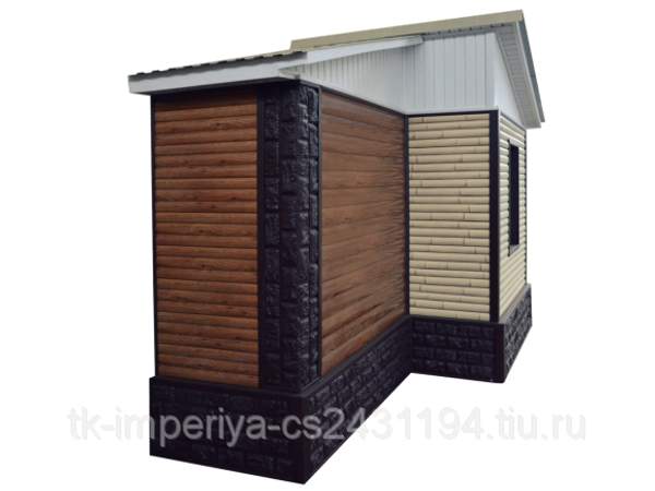 Фасадные панели "Брус", "Double Брус"