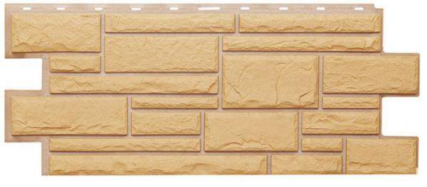 Фасадные панели Т-Сайдинг серии "Дикий камень" 1090х455 мм