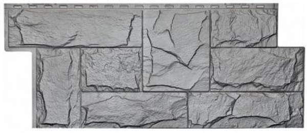 Фасадные панели Т-Сайдинг серии "Гранит Леон" 1090х455 мм