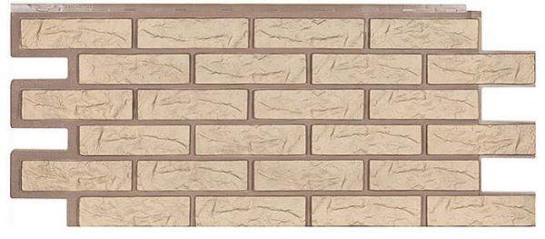 Фасадные панели Т-Сайдинг серии "Лондон Брик" 1090х455 мм