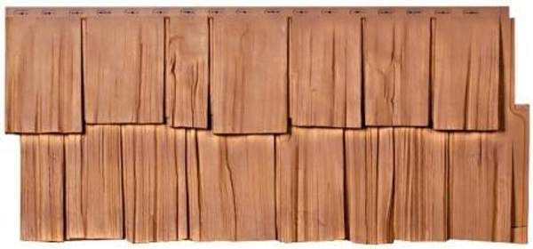 Фасадные панели Т-Сайдинг серии "Щепа дуба" 1020х470 мм