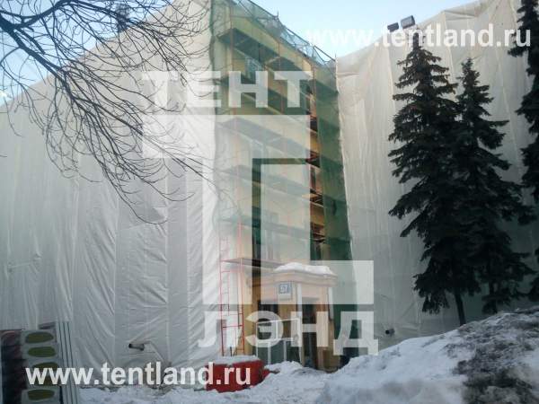 Фасадные завесы укрытия