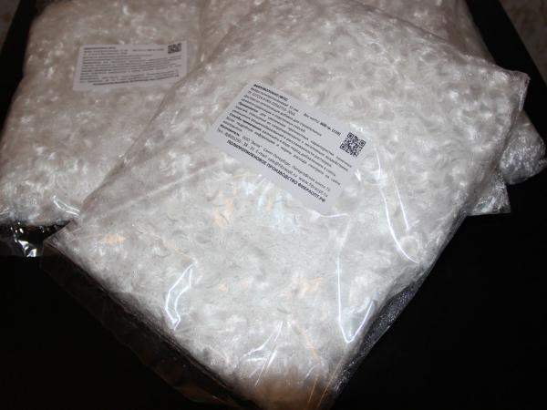 Фибра полипропиленовая (фиброволокно).