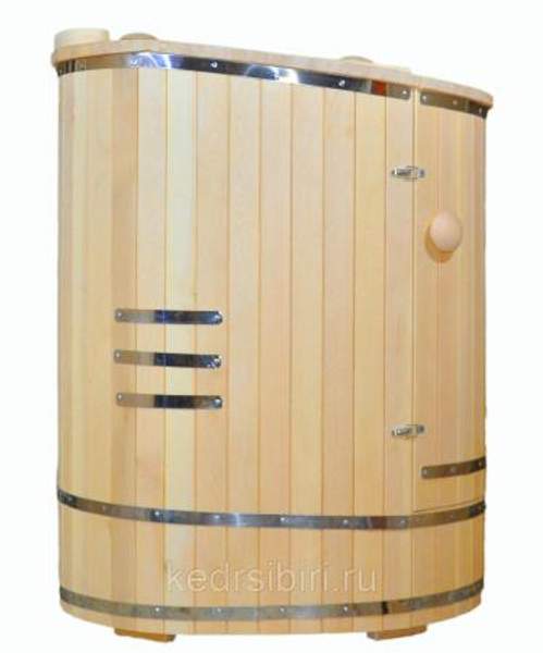 Фитобочка "Удлиненная" (кедровая бочка), со скосом