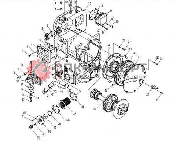Фланец 4620302901 для КПП ZF/WG180/4-6WG200